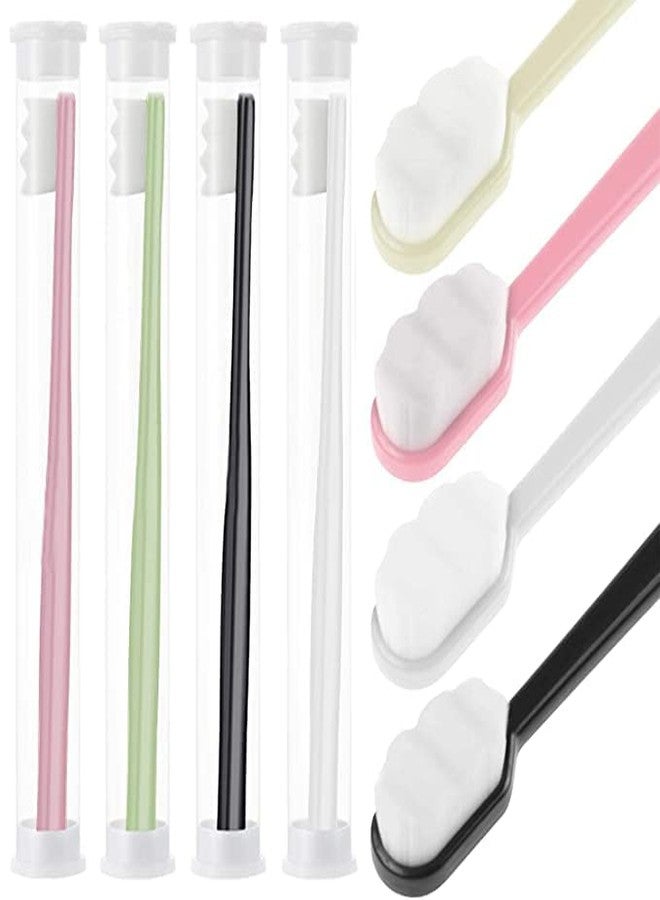 9UP® Ultra Soft Toothbrush, Extra Soft Micro Nano Bristled For Sensitive Gums & Good Cleaning Teeth, Manual Soft Toothbrush For Kids & Adults (Multicolor, Pack Of 8) - Image 1